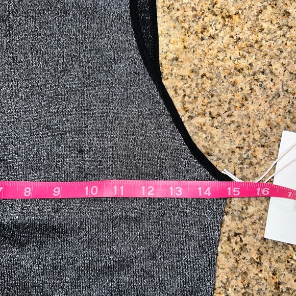 One Teaspoon Charcoal Bodycon Midi Dress Mock Neck Zipper back Shimmer Small NWT - Picture 10 of 11